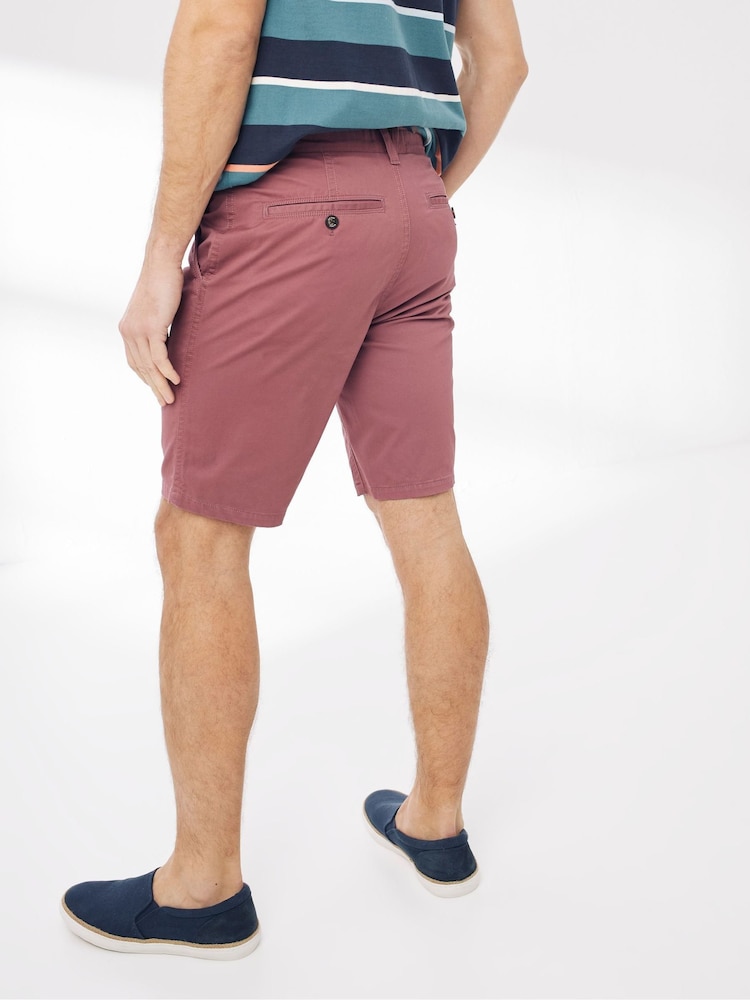 Fat Face Pink Mawes Stretch Chino Shorts - Image 2 of 3
