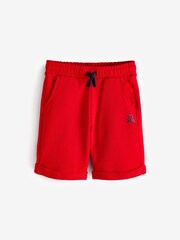 أحمر - شورت برمودا للأولاد مصنوع من قطن 100% بلون أحمر من Benetton - صورة 1 من 3