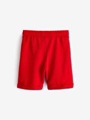 أحمر - شورت برمودا للأولاد مصنوع من قطن 100% بلون أحمر من Benetton - صورة 2 من 3