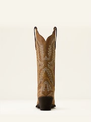Ariat Brown Round Up Collins D Toe Western Boots - Image 4 of 4