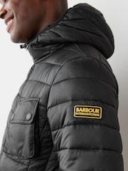 Barbour® International Racer Ouston Quilted Hooded Jacket - Image 4 of 11