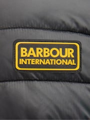 Barbour® International Racer Ouston Quilted Hooded Jacket - Image 10 of 11