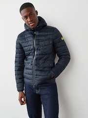 Barbour® International Racer Ouston Quilted Hooded Jacket - Image 1 of 11