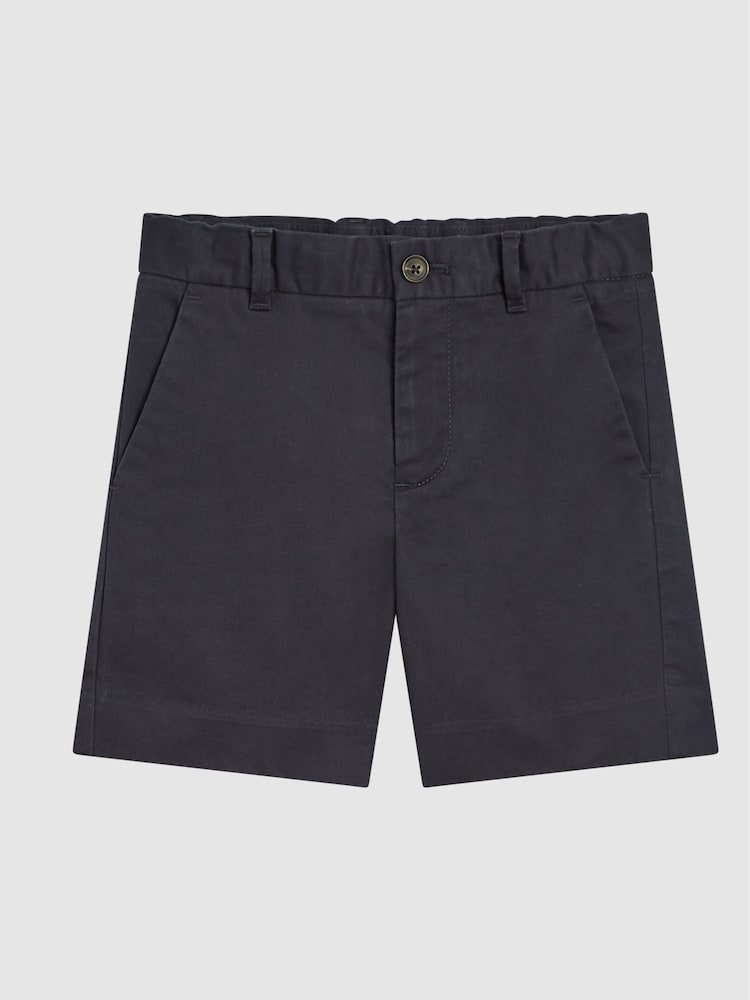 Azul marino - Pantalones cortos chinos de estilo casual Wicket de Reiss - Imagen 2 de 6 Azul marino - Pantalones cortos chinos de estilo casual Wicket de Reiss - Imagen 2 de 6