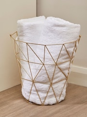 Interiors by Premier Gold Vertex Storage Basket - Image 1 of 2