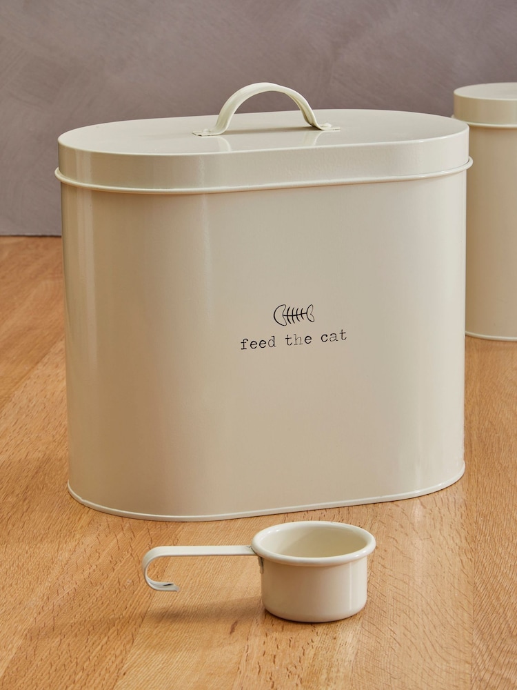 Maison by Premier Cream Cat Food Storage Bin - Image 1 of 3
