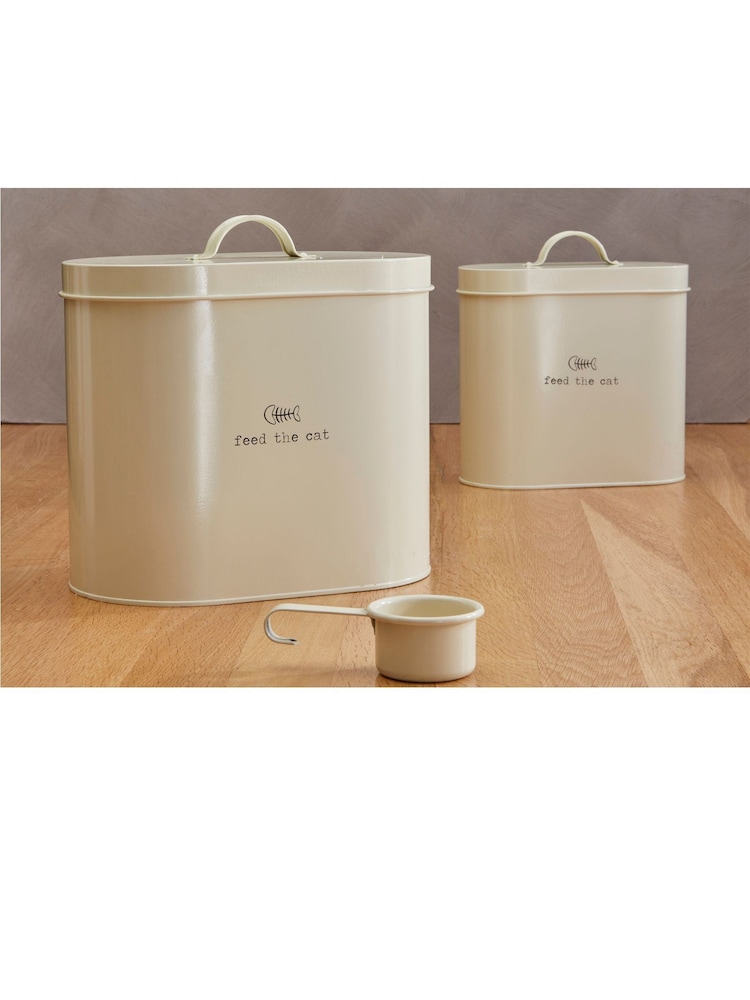 Maison by Premier Cream Cat Food Storage Bin - Image 2 of 3