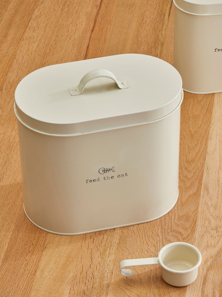 Maison by Premier Cream Cat Food Storage Bin - Image 3 of 3