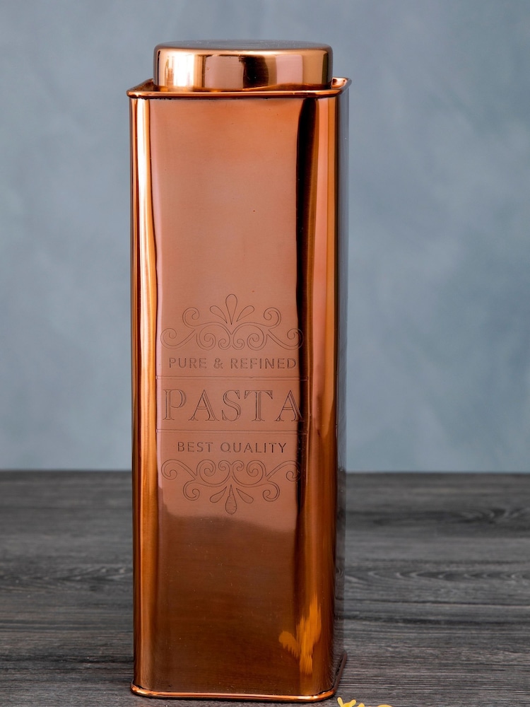 Maison by Premier Copper Chai Square Pasta Canister - Image 1 of 2