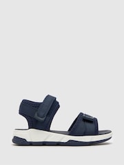 Schuh Blue Lean Sporty Touch Fastening Sandals - Image 1 of 4