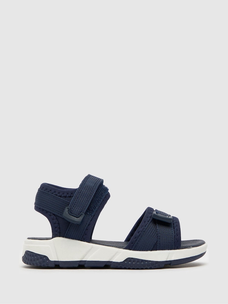 Schuh Blue Lean Sporty Touch Fastening Sandals - Image 1 of 4