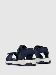 Schuh Blue Lean Sporty Touch Fastening Sandals - Image 3 of 4