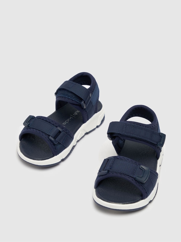 Schuh Blue Lean Sporty Touch Fastening Sandals - Image 4 of 4