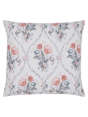 Laura Ashley Blush Pink Square  Scarborough 100% Cotton Cushion - Image 2 of 2