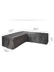 Aerocover Grey Lounge Set L-Shape 235 x 235 x 100 x 70 - Image 1 of 4