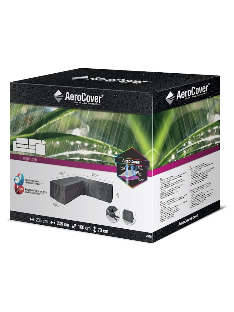 Aerocover Grey Lounge Set L-Shape 235 x 235 x 100 x 70 - Image 2 of 4