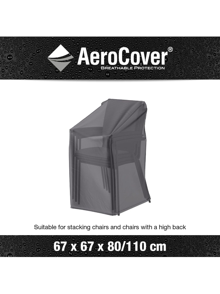 Aerocover Grey Stackable Chair 67 x 67 x 80/110 - Image 4 of 4