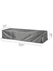 Aerocover Grey Loungebed 210x75x40cm high - Image 1 of 4