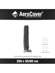 Aerocover Grey Free Arm Parasol 250 x 55/60 - Image 3 of 3