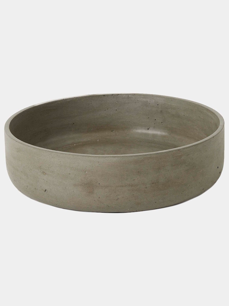French Connection Grey Concrete Bowl - Image 2 of 2