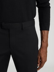 Reiss Black Eastbury Slim Fit Chinos - Image 4 of 6