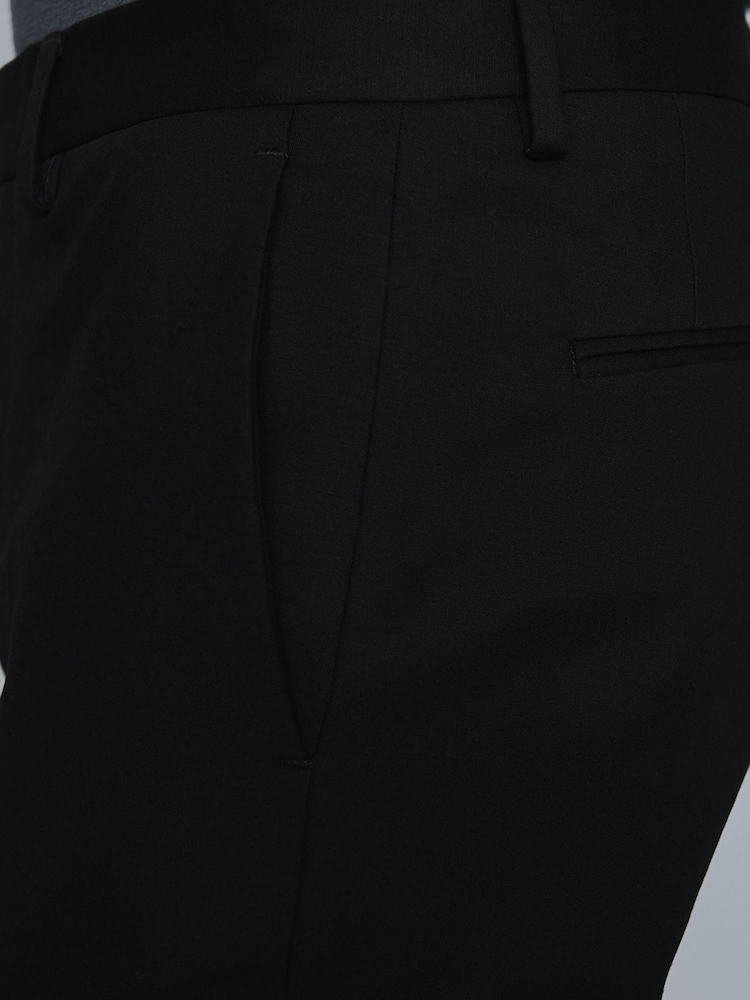 Reiss Black Eastbury Slim Fit Chinos - Image 6 of 6