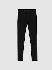 Reiss Black Lux Mid Rise Skinny Jeans - Image 2 of 6
