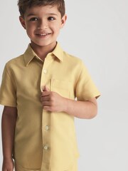 Reiss Lemon Max Junior Short Sleeve Shirt - Image 1 of 7