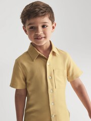Reiss Lemon Max Junior Short Sleeve Shirt - Image 6 of 7