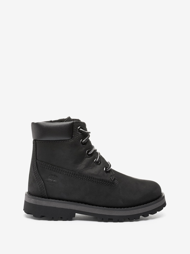 Timberland Kids Black Courma Traditional Six-Inch Boots - Image 1 of 6