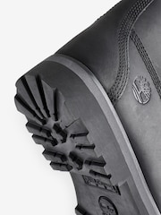 Timberland Kids Black Courma Traditional Six-Inch Boots - Image 4 of 6