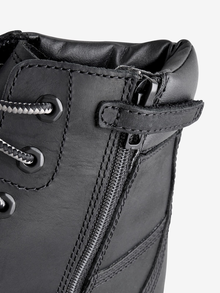 Timberland Kids Black Courma Traditional Six-Inch Boots - Image 6 of 6