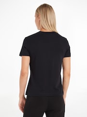 Черный - Calvin Klein Jeans 100% Хлопок Core Monogram Regular черный футболка - Image 2 of 5