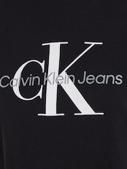 Черный - Calvin Klein Jeans 100% Хлопок Core Monogram Regular черный футболка - Image 5 of 5