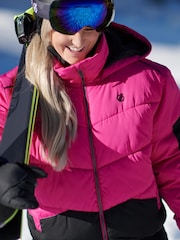 Pink Dare 2b x Next Eventual Hooded Puffer Jacket - Image 7 of 10