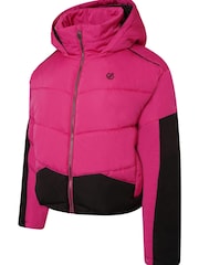 Pink Dare 2b x Next Eventual Hooded Puffer Jacket - Image 9 of 10