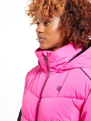 Pink Dare 2b x Next Eventual Hooded Puffer Jacket - Image 5 of 10