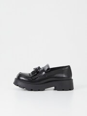 Vagabond Shoemakers Cosmo Fringe Tasssle Black Loafers - Image 1 of 3