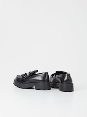 Vagabond Shoemakers Cosmo Fringe Tasssle Black Loafers - Image 3 of 3