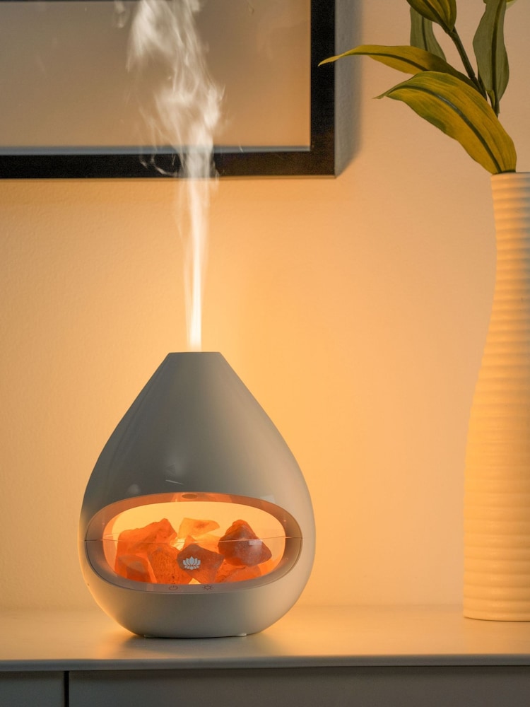 Made by Zen Glo Himalayan Salt Crystal Aroma Electric Diffuser with Ambient Light - Image 1 of 3