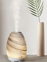 Made by Zen Jasper Patterned Glass Aroma Electric Diffuser with Breathing Light - Image 1 of 3