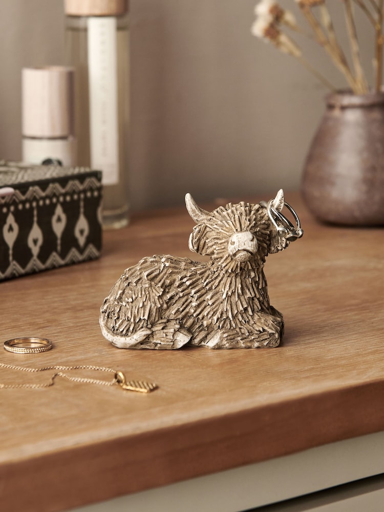 Natural Hamish The Highland Cow Ring Holder - Image 1 of 3