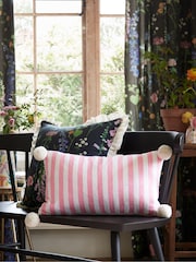 Lucy Tiffney Pink Tufted Floral Cushion - Image 2 of 6