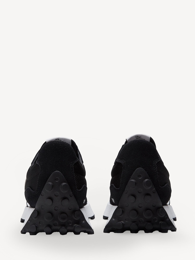 New Balance White/Black Mens 327 Trainers - Image 11 of 13