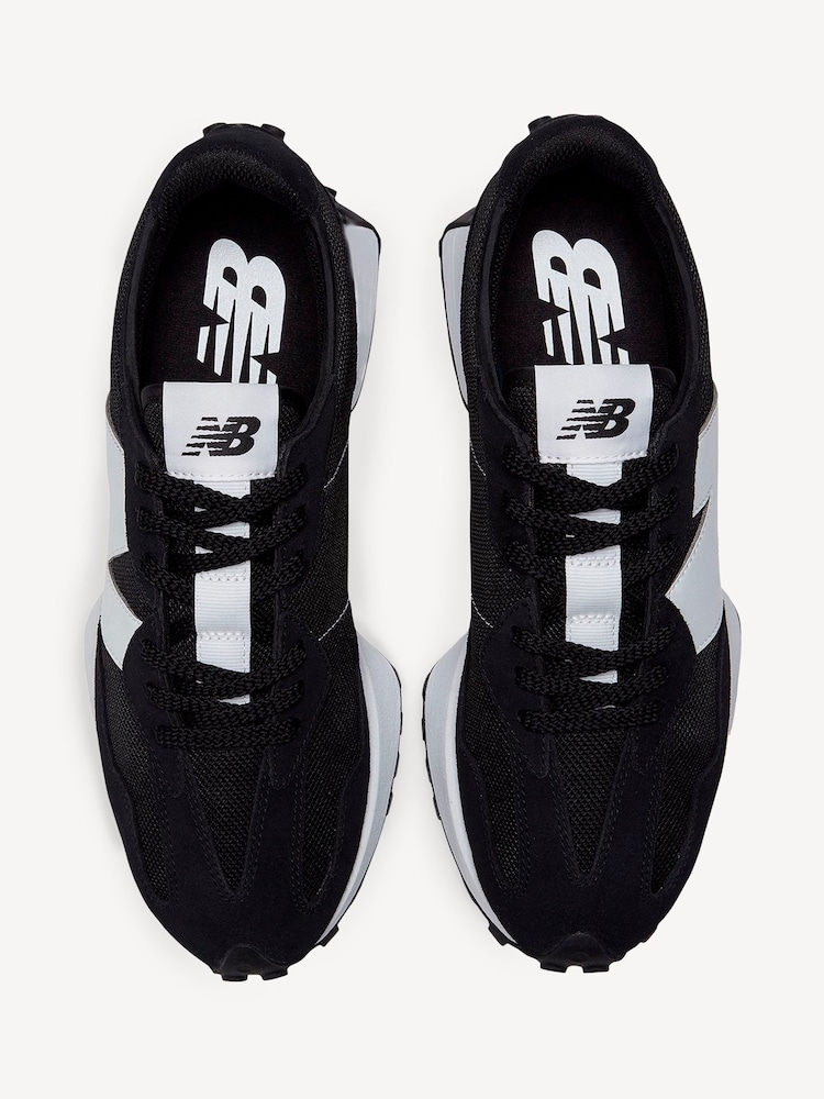 Valkoinen/Musta - New Balance miesten 327 tennarit - Kuva 14 / 14