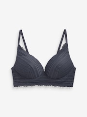 Серый с кружевом  - Бюстгальтеры для дома без косточек Forever Comfort® - Image 3 of 3