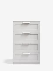 Grey Flynn 4 Drawer Chest of Drawers - Image 5 of 10
