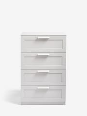 Grey Flynn 4 Drawer Chest of Drawers - Image 8 of 10