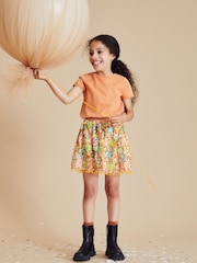 Multi Floral Sequin Skirt (3-16yrs) - Image 2 of 6