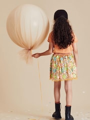 Multi Floral Sequin Skirt (3-16yrs) - Image 3 of 6